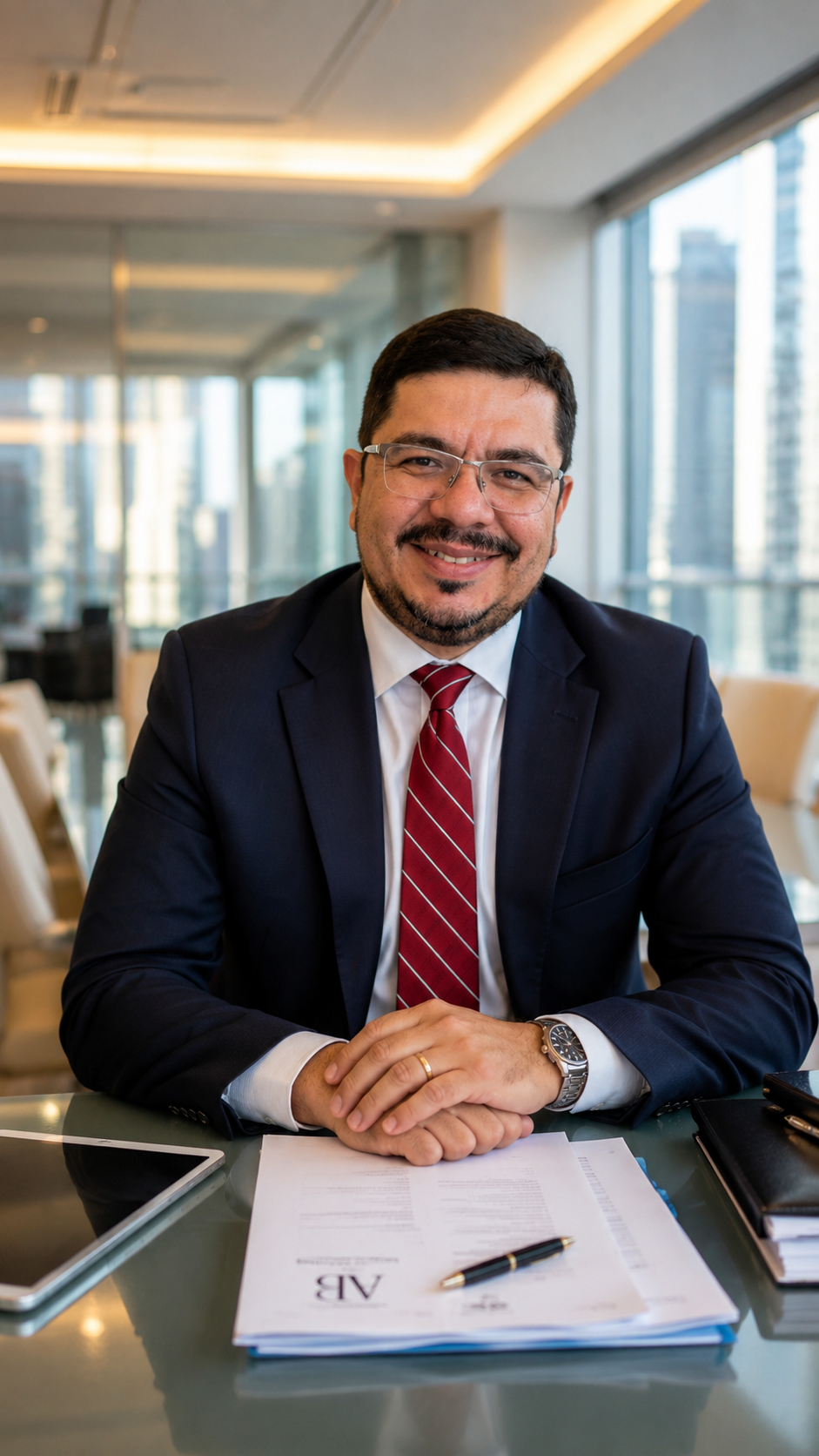 Dr. Augusto Rafael Barsella em ambiente corporativo
